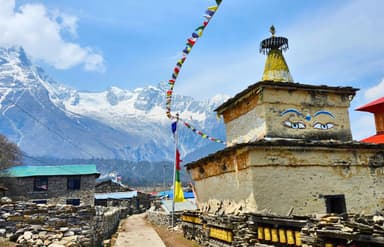 Samagaun  Monastery and Buddhist Gomba of Manaslu