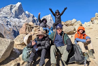 Family Winter Late December Trek To Everest Base Camp