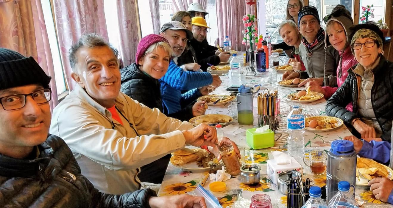 Food and Drink during the trek in Nepal