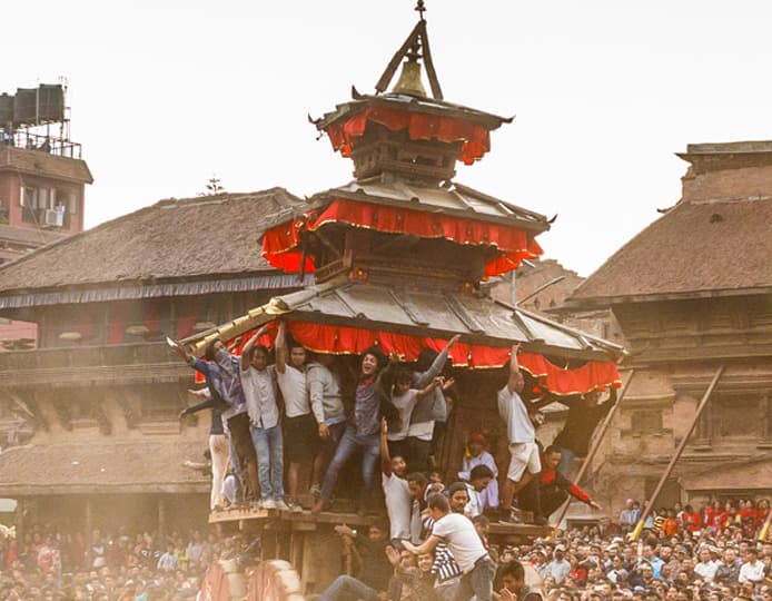 Biska Jatra: Festive Procession