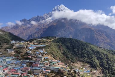 Namche Bazzar  A popular stop for acclimatization