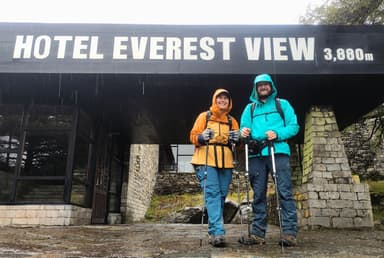 Hotel Everest View Highest hotel in world during summer