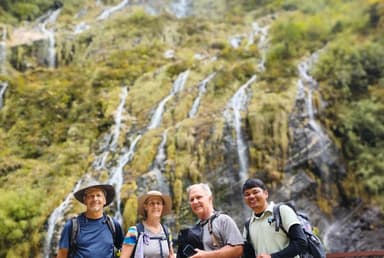 Deurali to Abc  waterfall and mountains