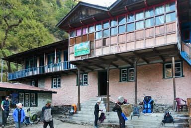 Lama Hotel  Key point on Langtang Valley Hike