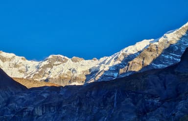 Mountain views from langtang village