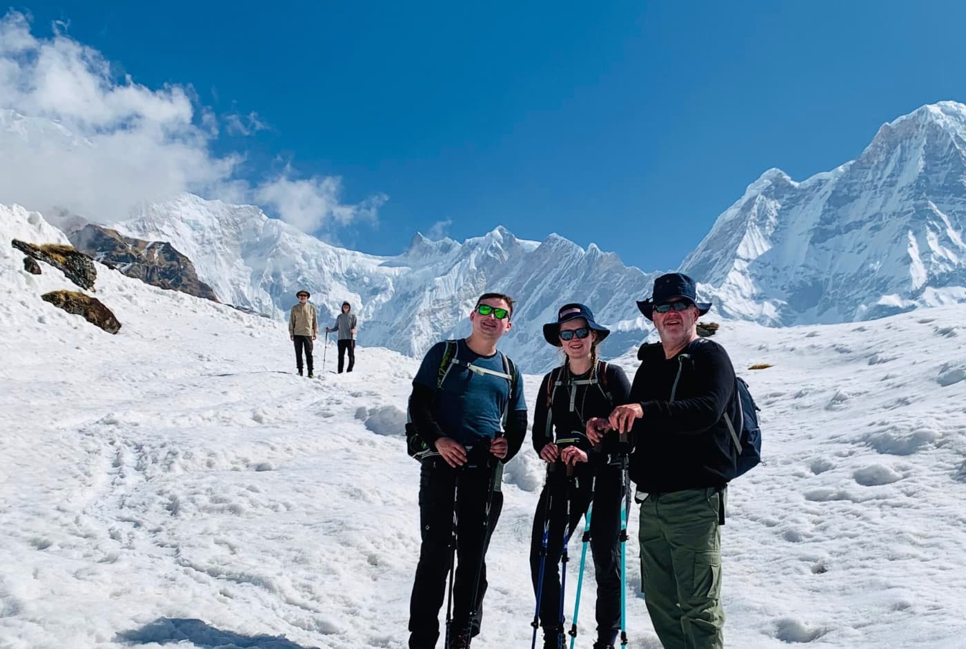 Annapurna trekking in winter time