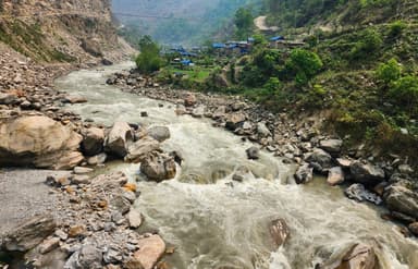 Day 4  tatopani (natural hot spring) in manaslu region