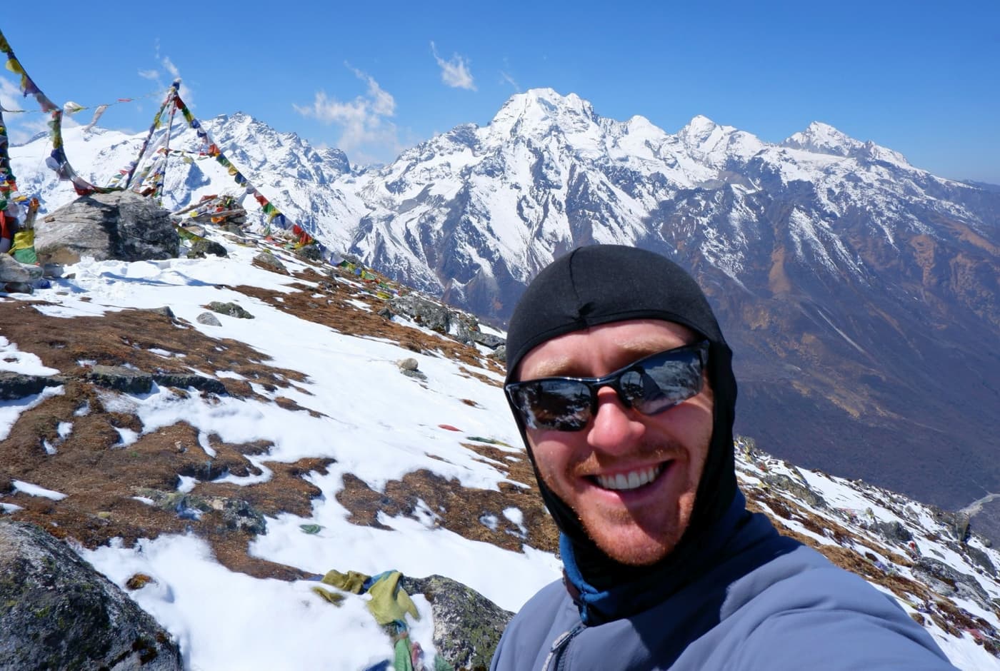 Langtang maximum point view pic during winter