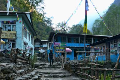 Lama hotel in Langtang Valley trekking Itinerary