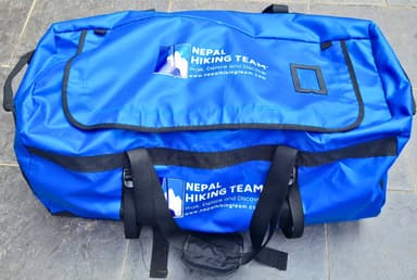 Dufffle bag provided by Nepal Hiking Team