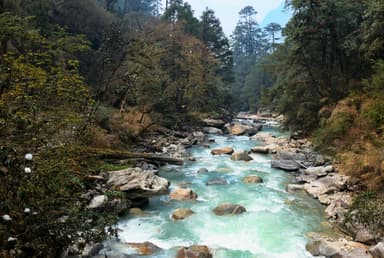 Langtang Khola  Starting point of Langtang Trek