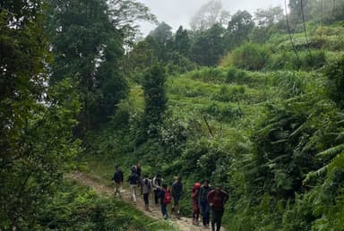 Starting point of mardi himal trekking