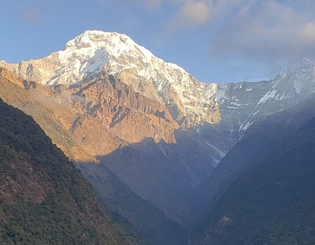 Relearning the ABCs of Hiking on the Annapurna Base Camp Trek, Part Six: Chhomrong to Jhinu Danda (2 miles)