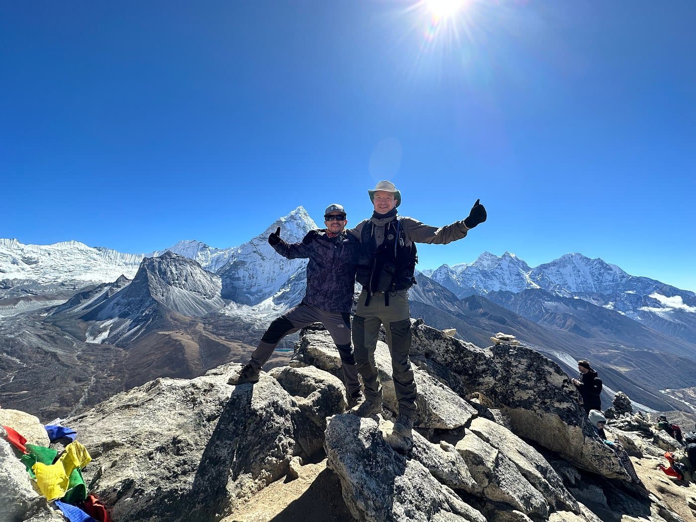 Lakpra Sherpa with richard to Lobuche peak