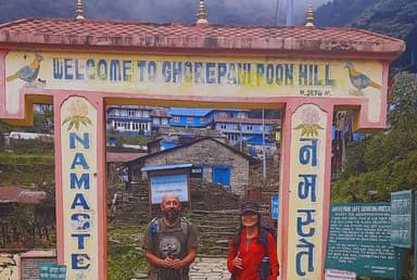 Entry gate to Ghorepani Poon hill