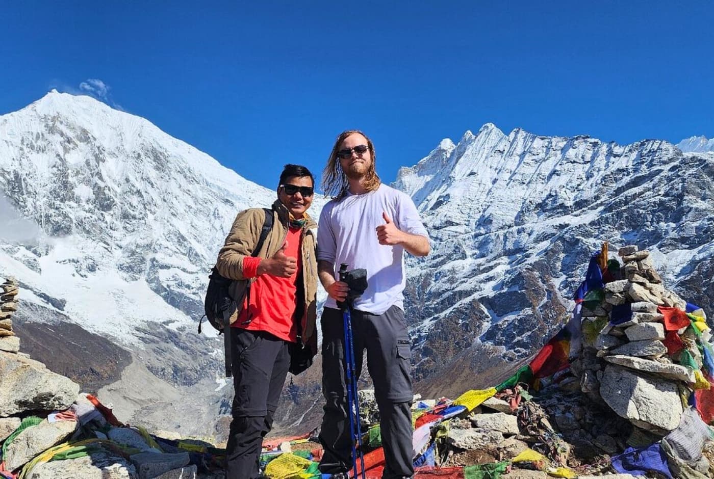 Highest point of langtang valley