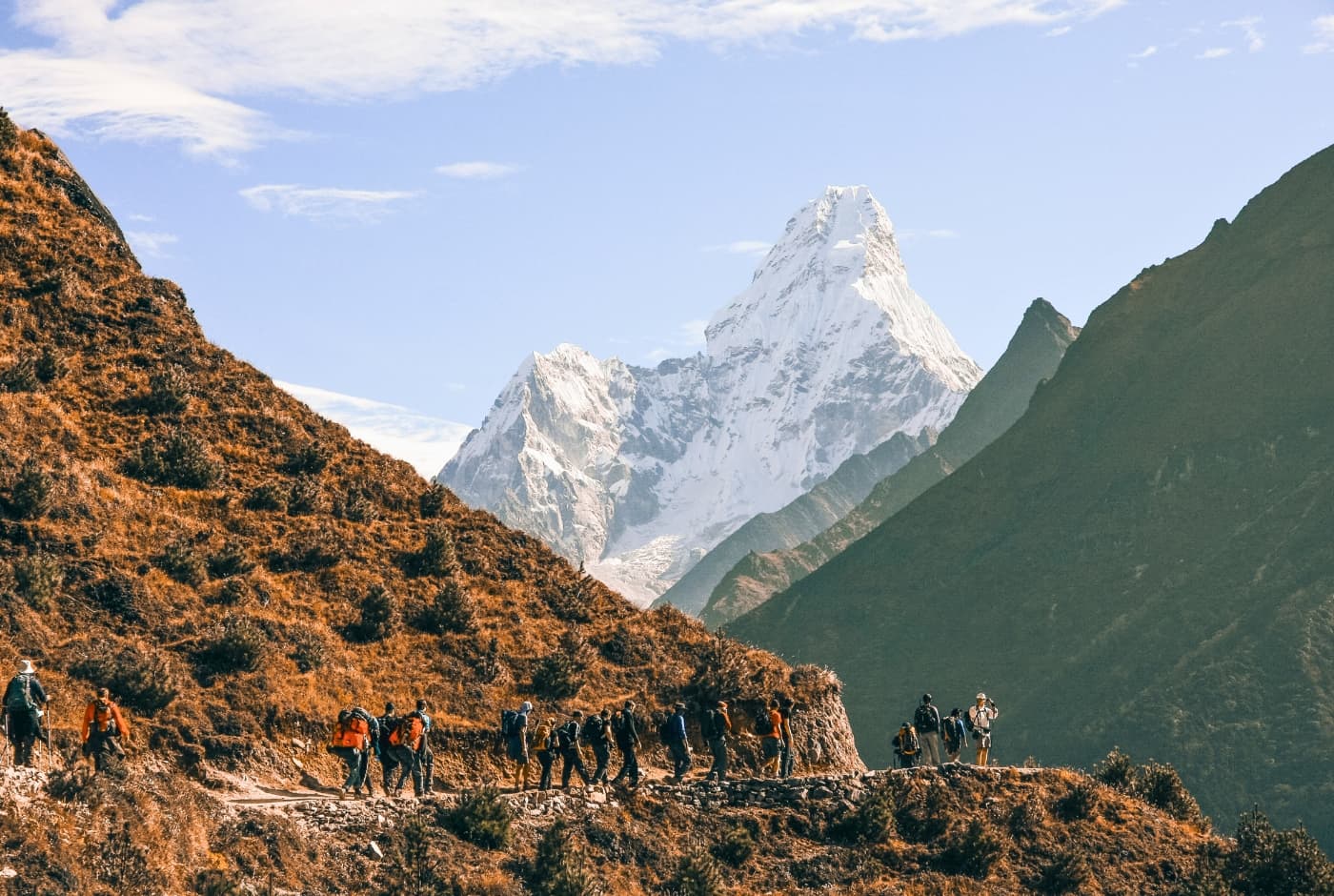 Way to Tenboche from Namche Bazaar