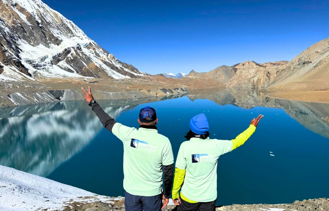 Tilicho Lake Trek image during clear weather