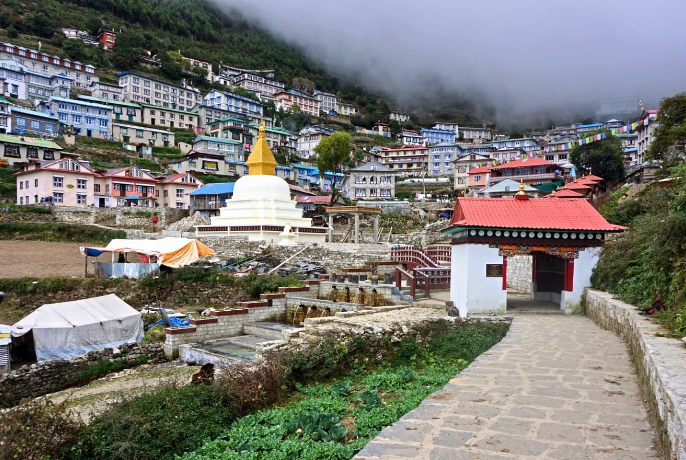 Namche bazaar entry point