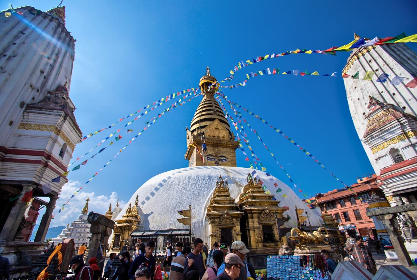 Monkey temple or Syambhunath - Nepal Kathmandu Day package