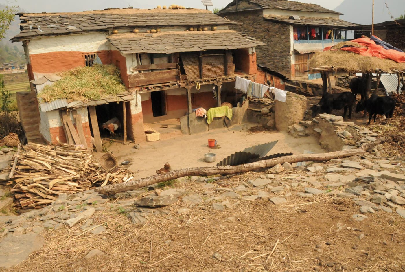 Local Village House Of Dhaulagiri