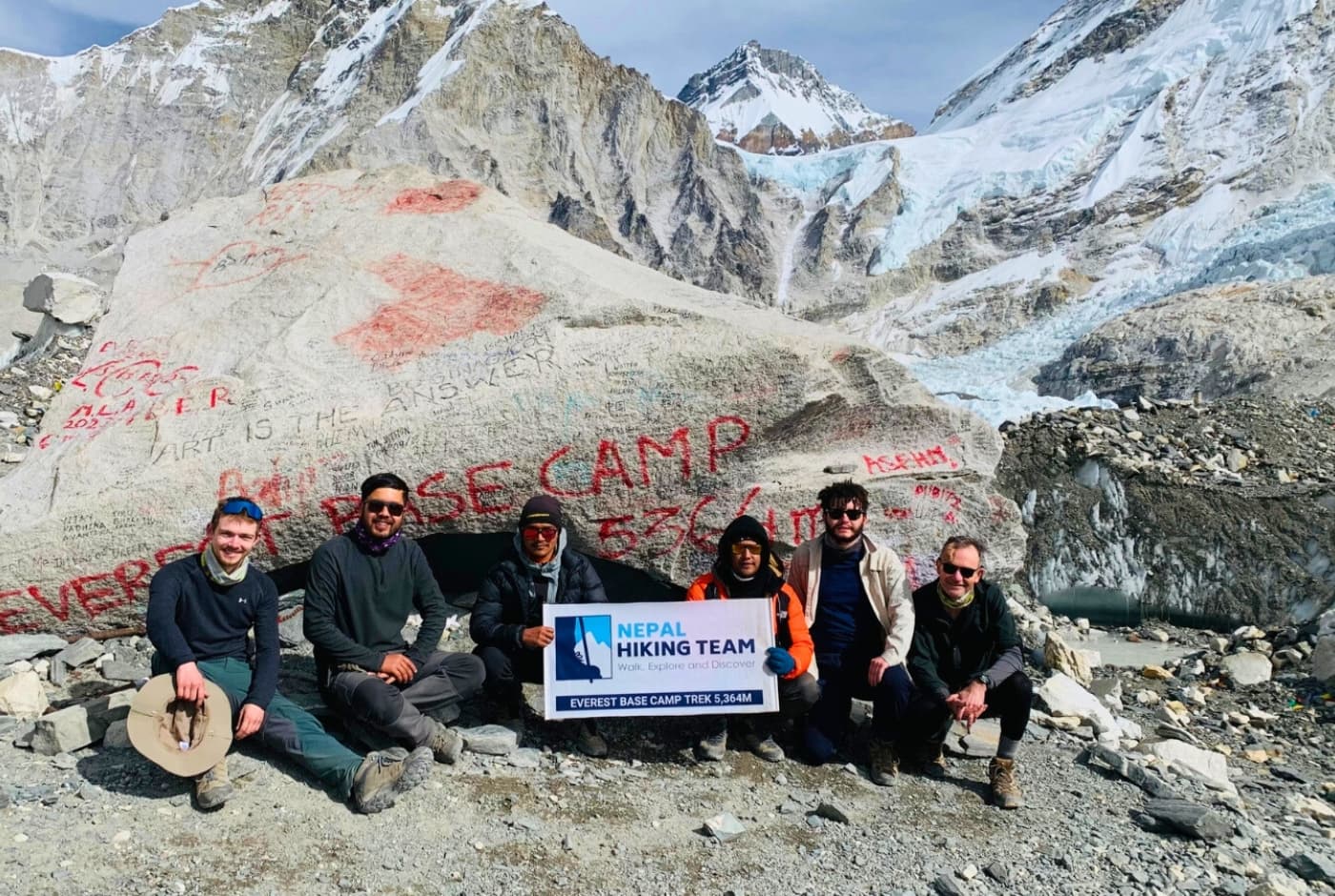 Everest base camp trek team  NHT