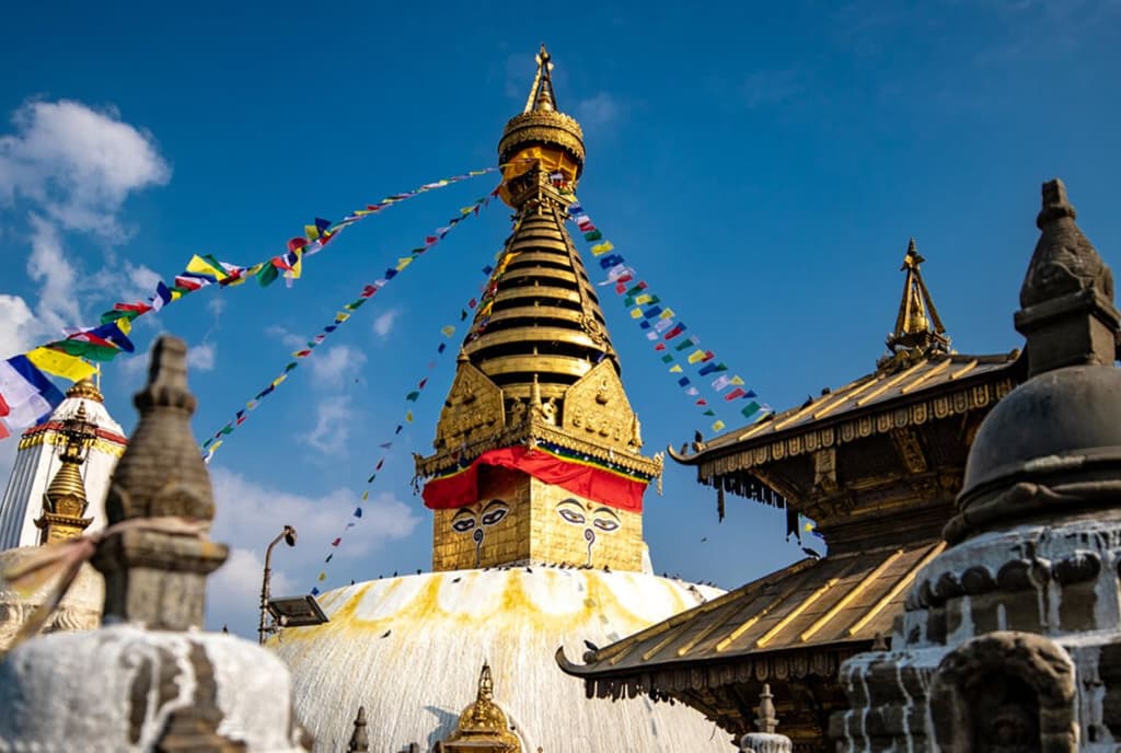 Swoyambhu during Mardi Himal Trek Places to Visit near Thamel