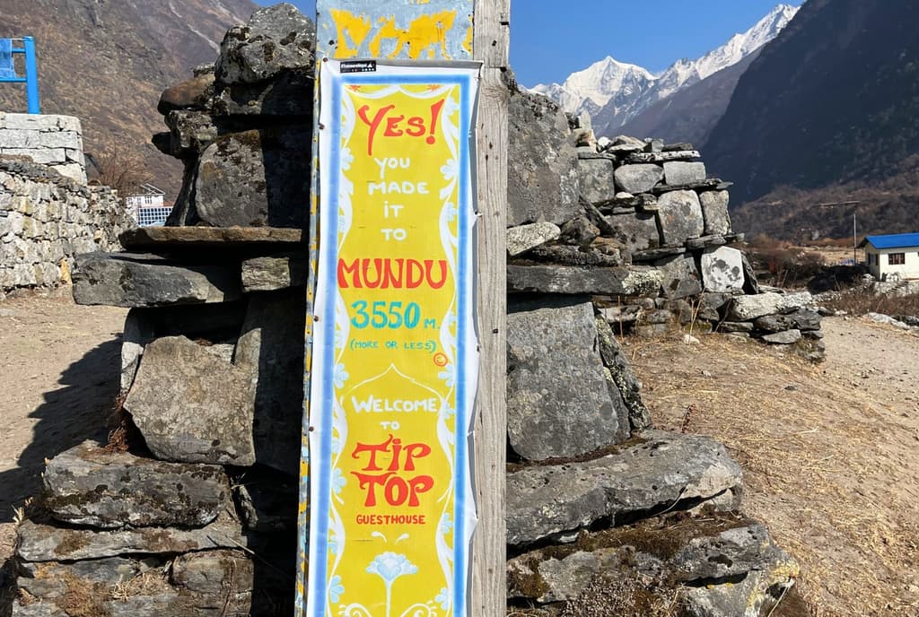 Mundu village near Langtang Village