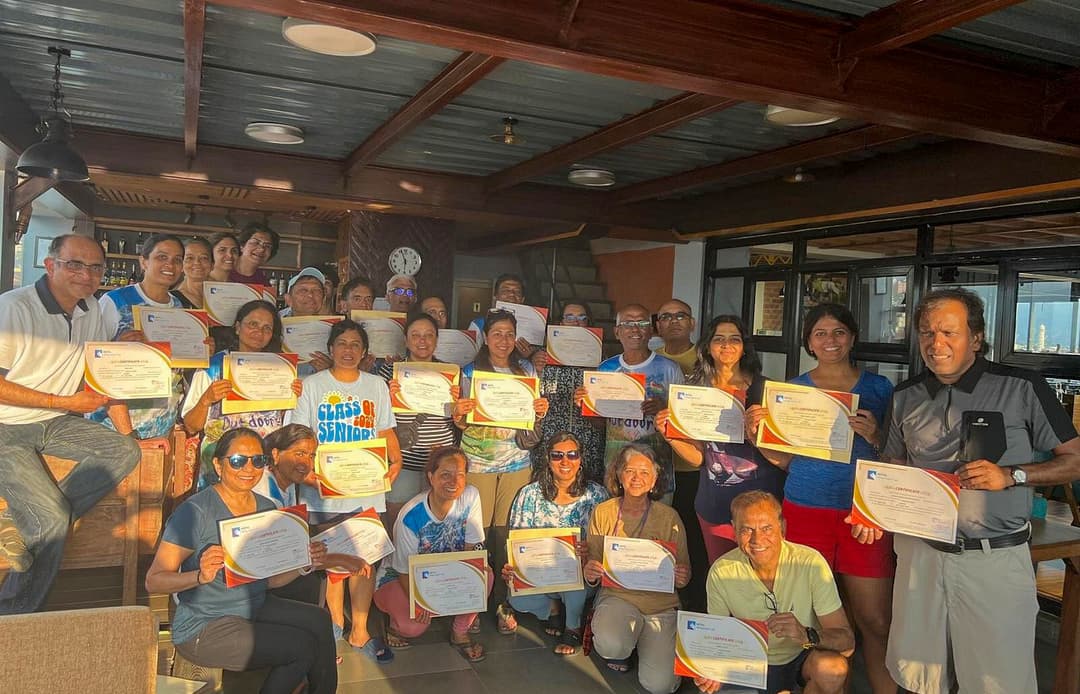 Certificate Distribution after Completing the Trek