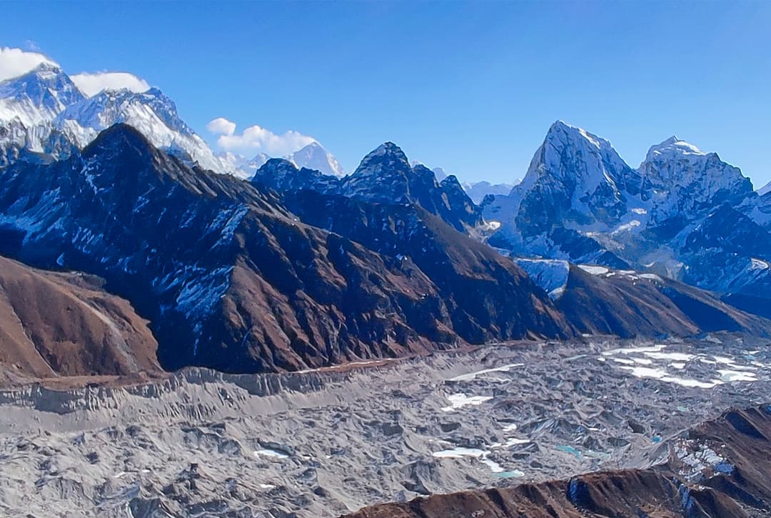 Glaciers In The Everest Region Ngozumpa Glacier