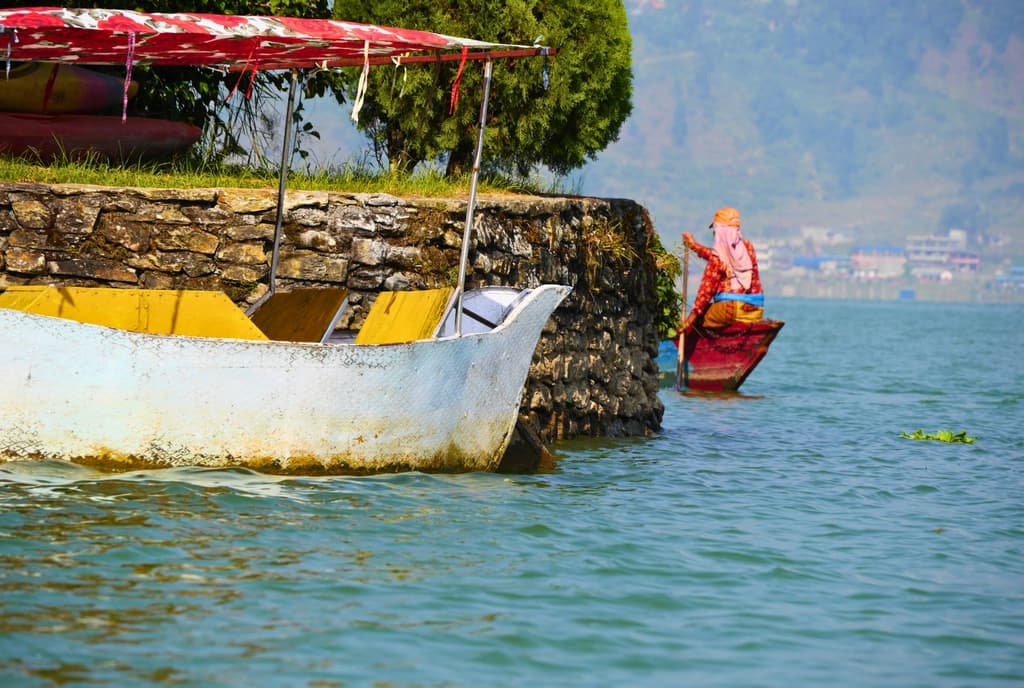 Boating in Pokhara