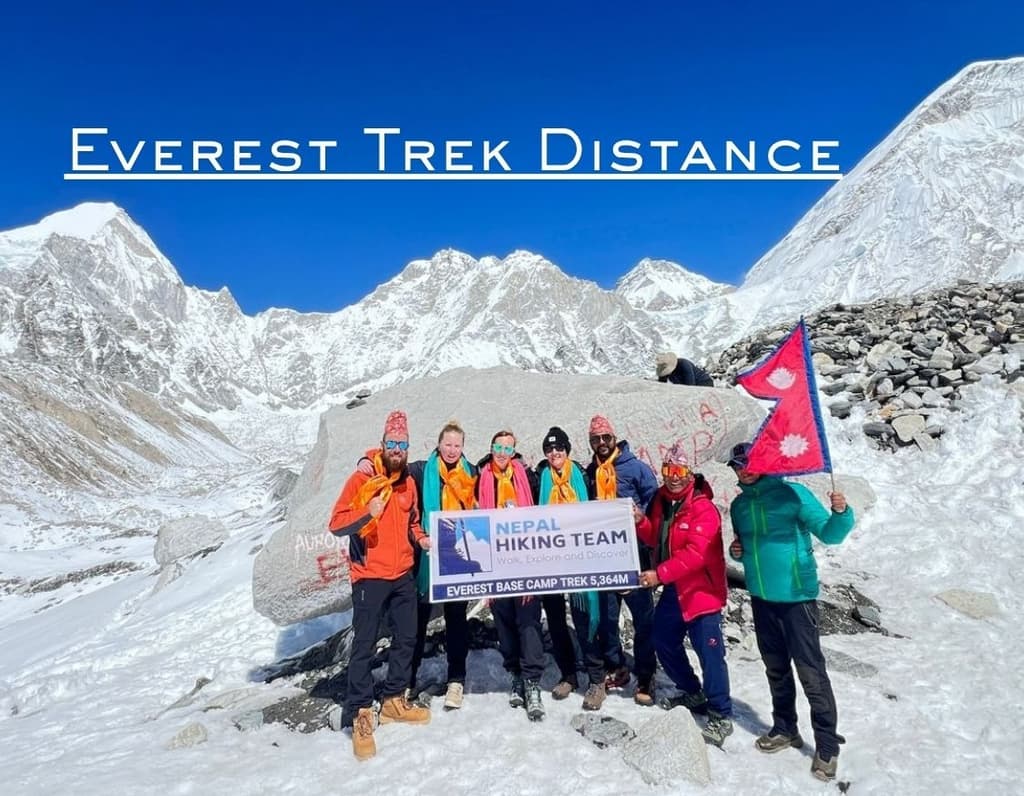 Everest Base Camp Trek Distance: Day-Wise Distance