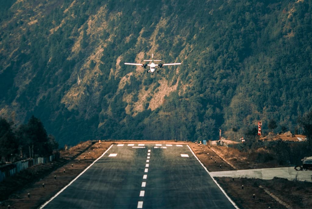 Lukla Plane Landing