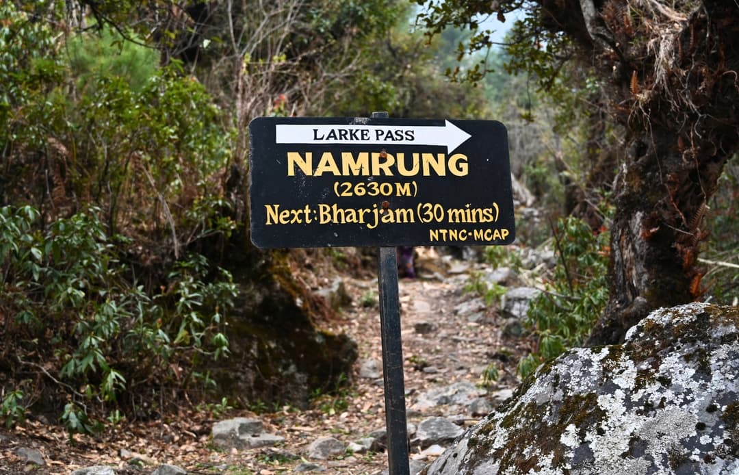 Day 7 Namrung to Bharjam Larke Pass of Manaslu Circuit