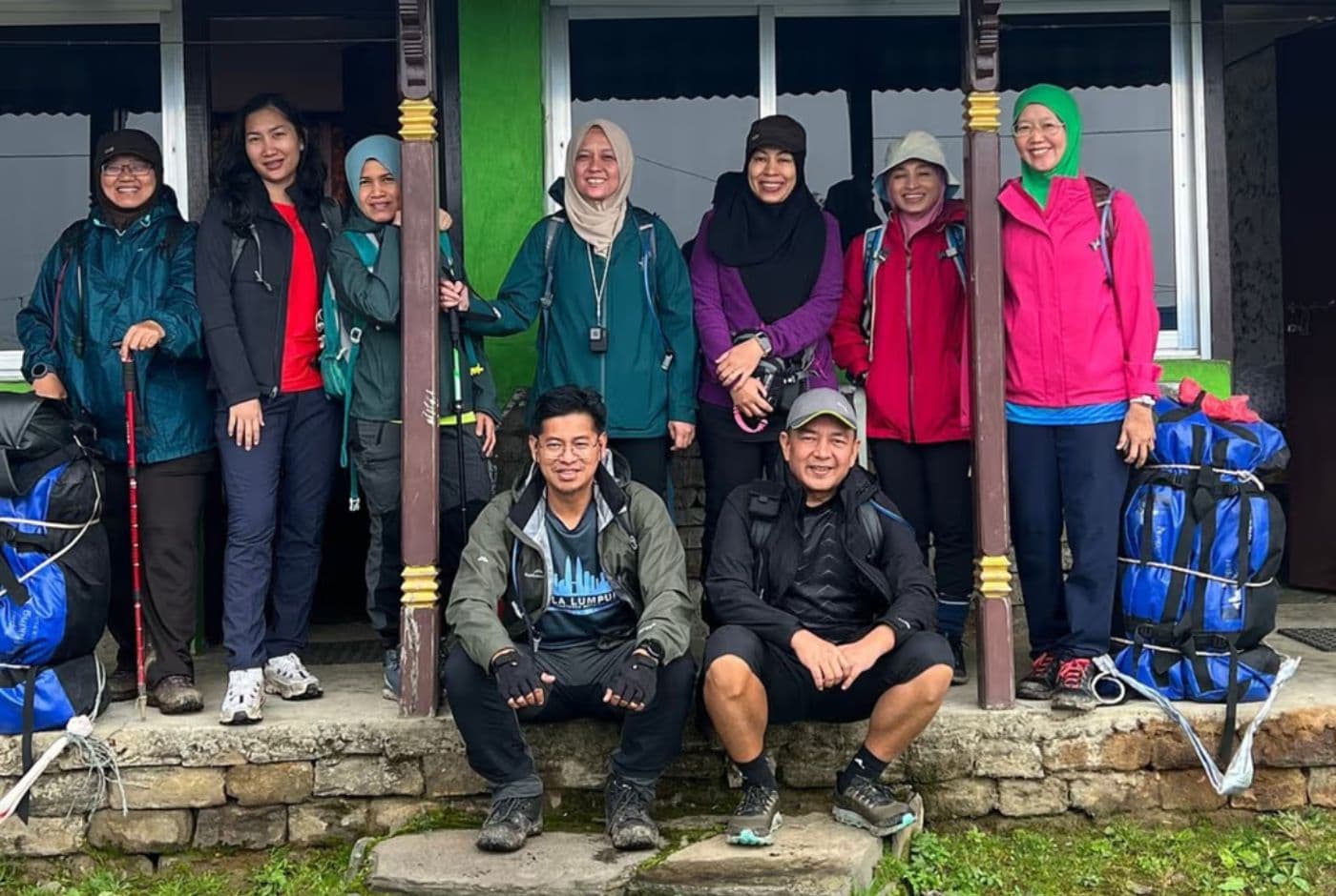 Australian Camp For Lunch During Mardi Himal Trek
