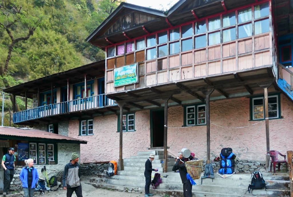 Lama Hotel Key point on Langtang Valley Hike