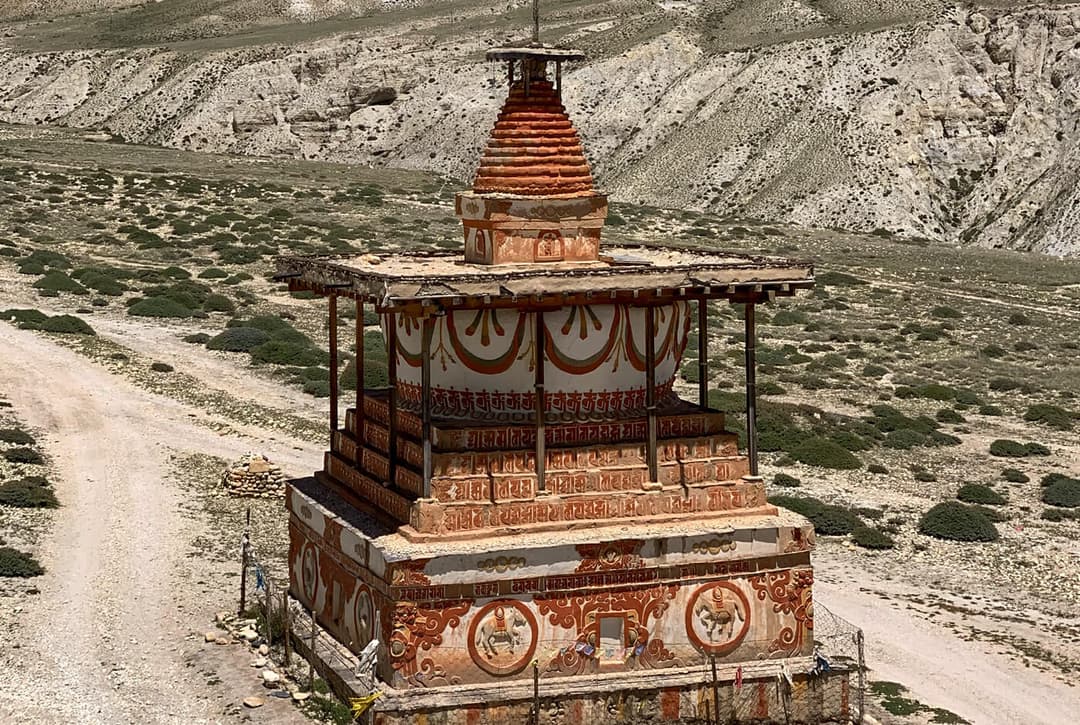 A Moment Of Peace At The Ancient Sungda Chorten
