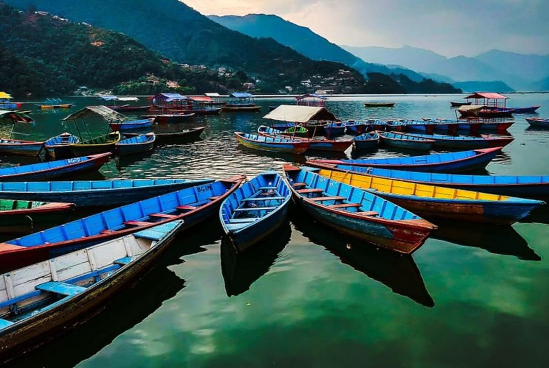 Phewa Lake Boating during Mardi Himal Trek