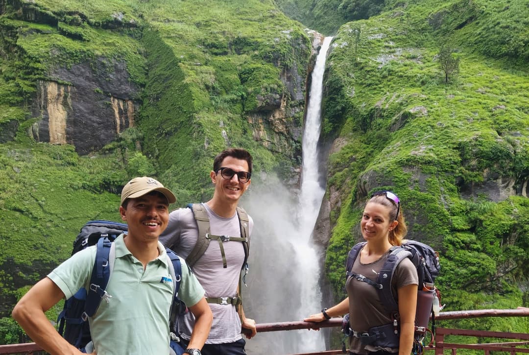 Tal Waterfall, located near the village of Tal