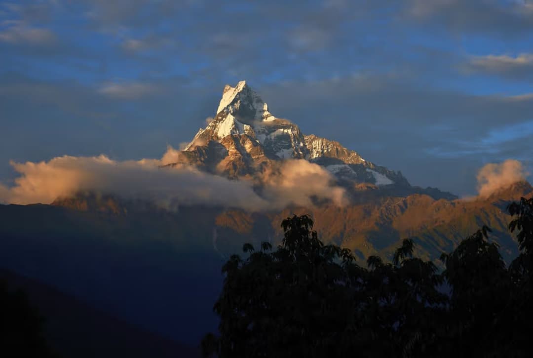 Splendid Views of Machhapuchhare During Mardi Himal Trek
