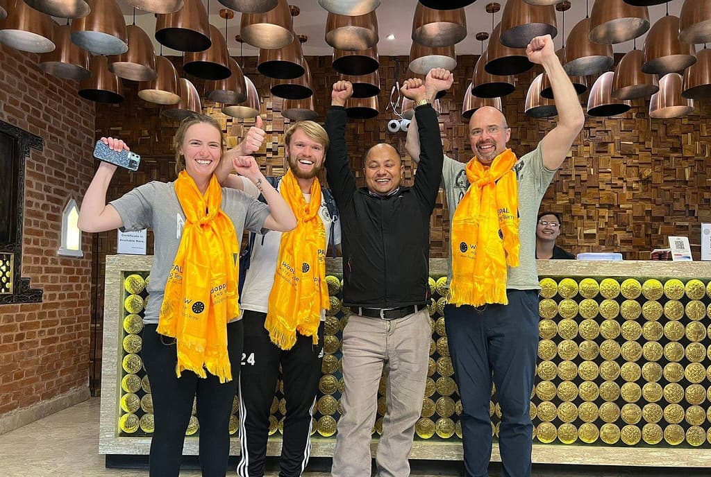 Tour Ends Farewell from Nepal Hiking Team