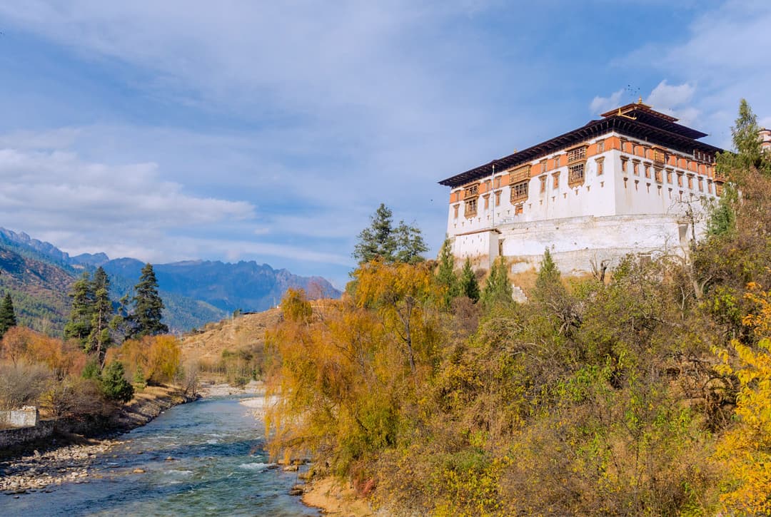 Paro Village Of Bhutan